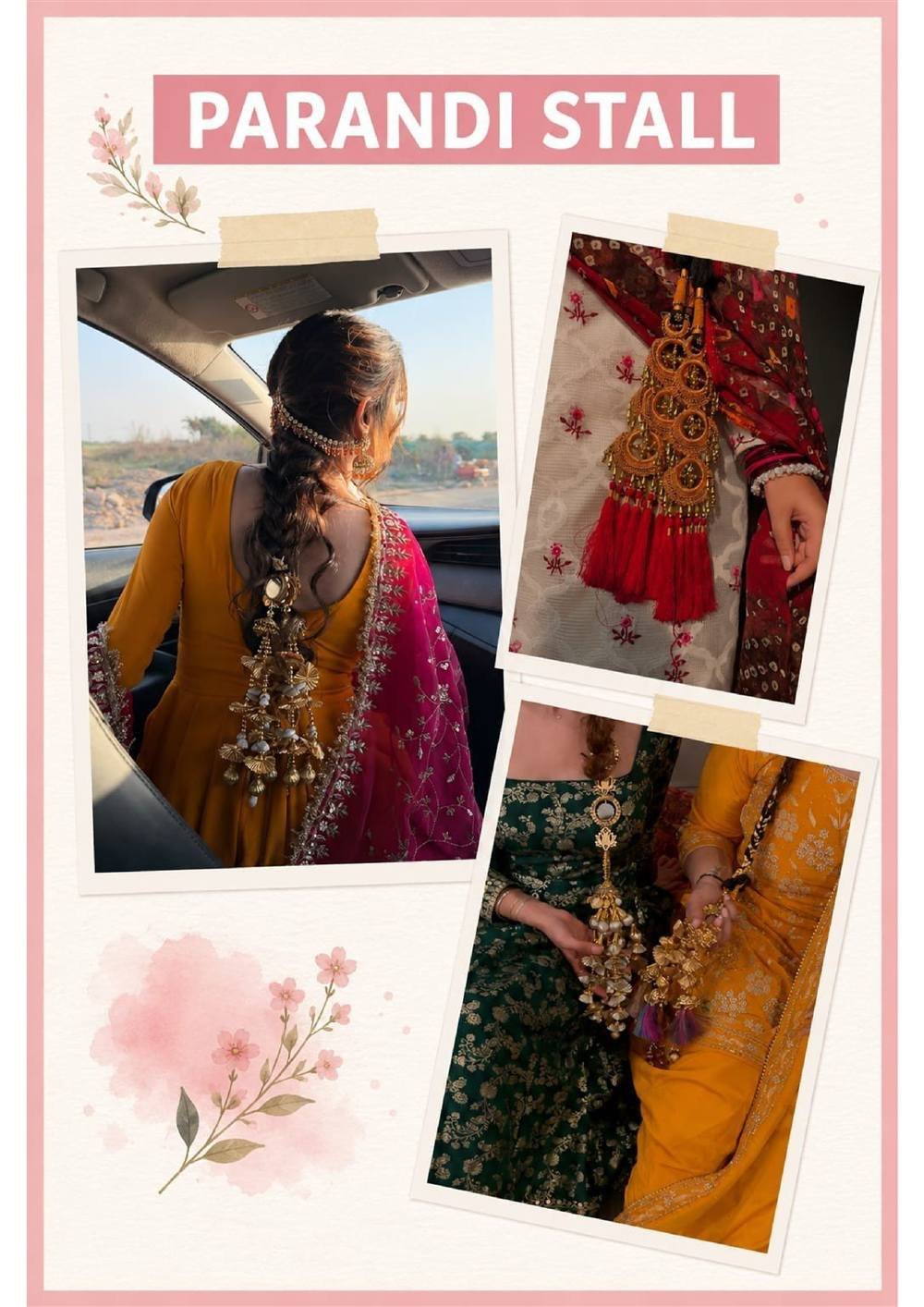 Parandi Hair Accessory Carnival Stall — Carnival Artist wedding stall by Rajasthan Event Management